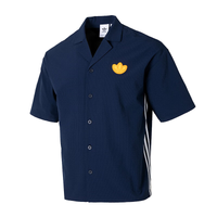 adidas Originals Graphic Shirt Asia Sizing 'Navy Yellow' JI7229