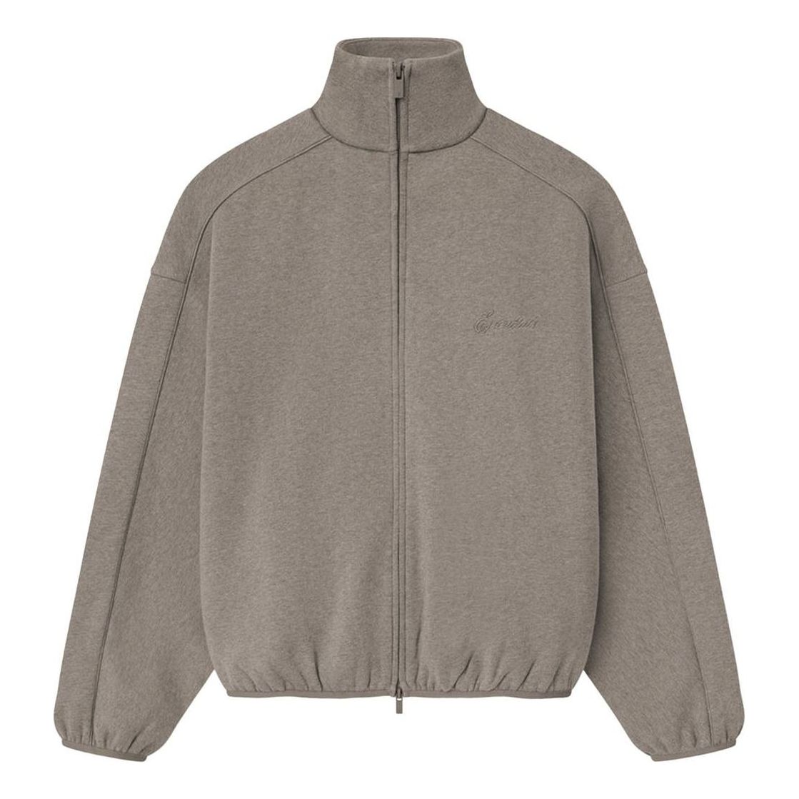 Fear of God Essentials Modern Fleece Track Jacket With Piping 'Homestead Heather' 202SP256893F
