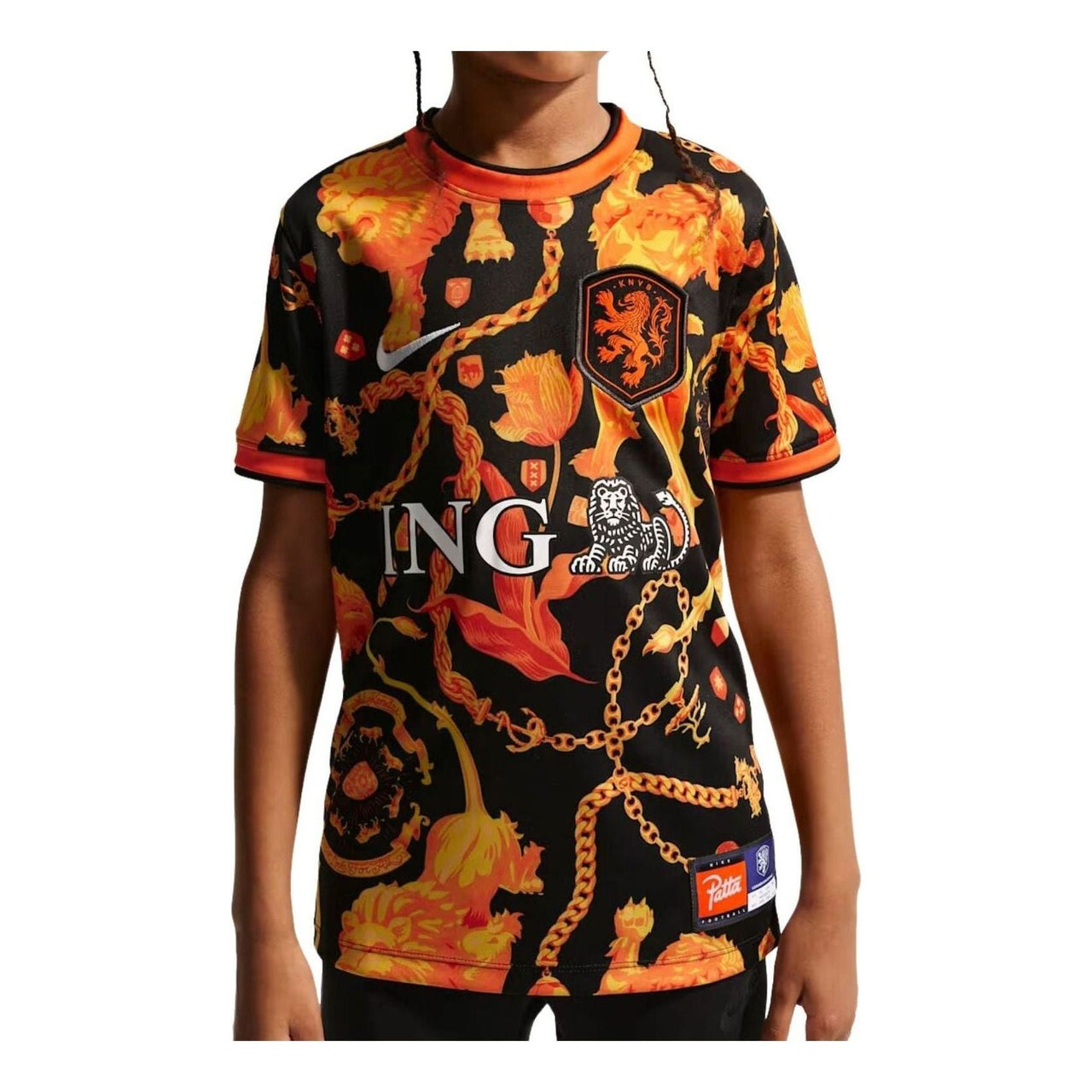 (GS) Nike x Netherlands x Patta Cryoshot T-Shirt 'Deep Royal Blue White' IB5420-010
