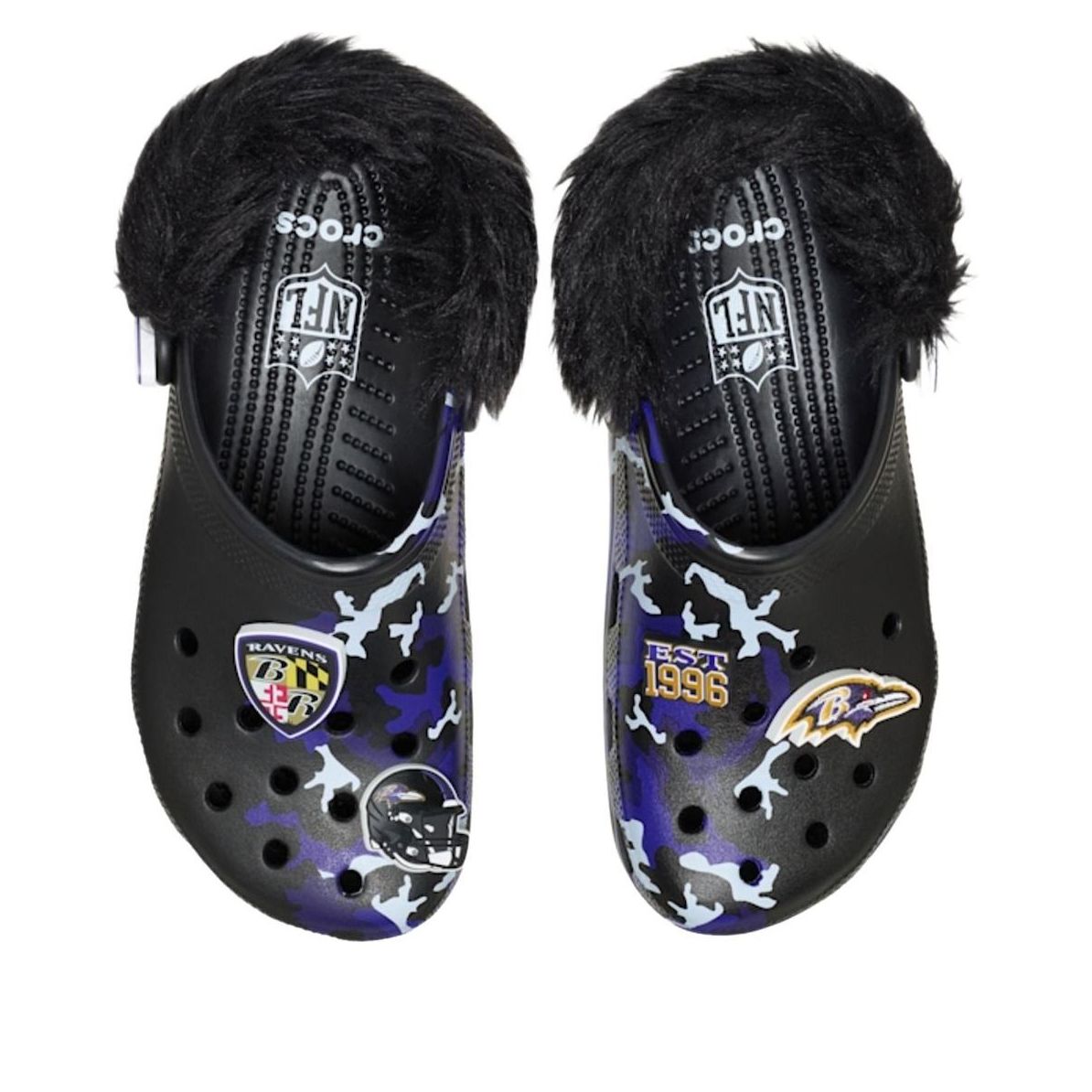 Crocs x NFL 26 Classic Clog Baltimore Ravens 'Black' 213166-90H