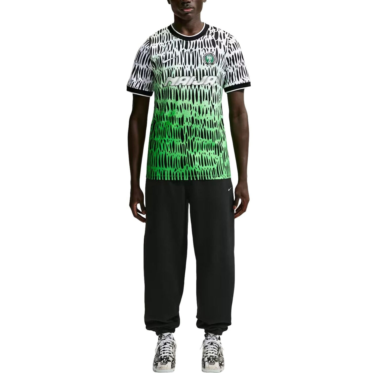 Nike x Nigeria x Slawn Dri-FIT Academy Pro T-Shirt 'Black' IH1686-010
