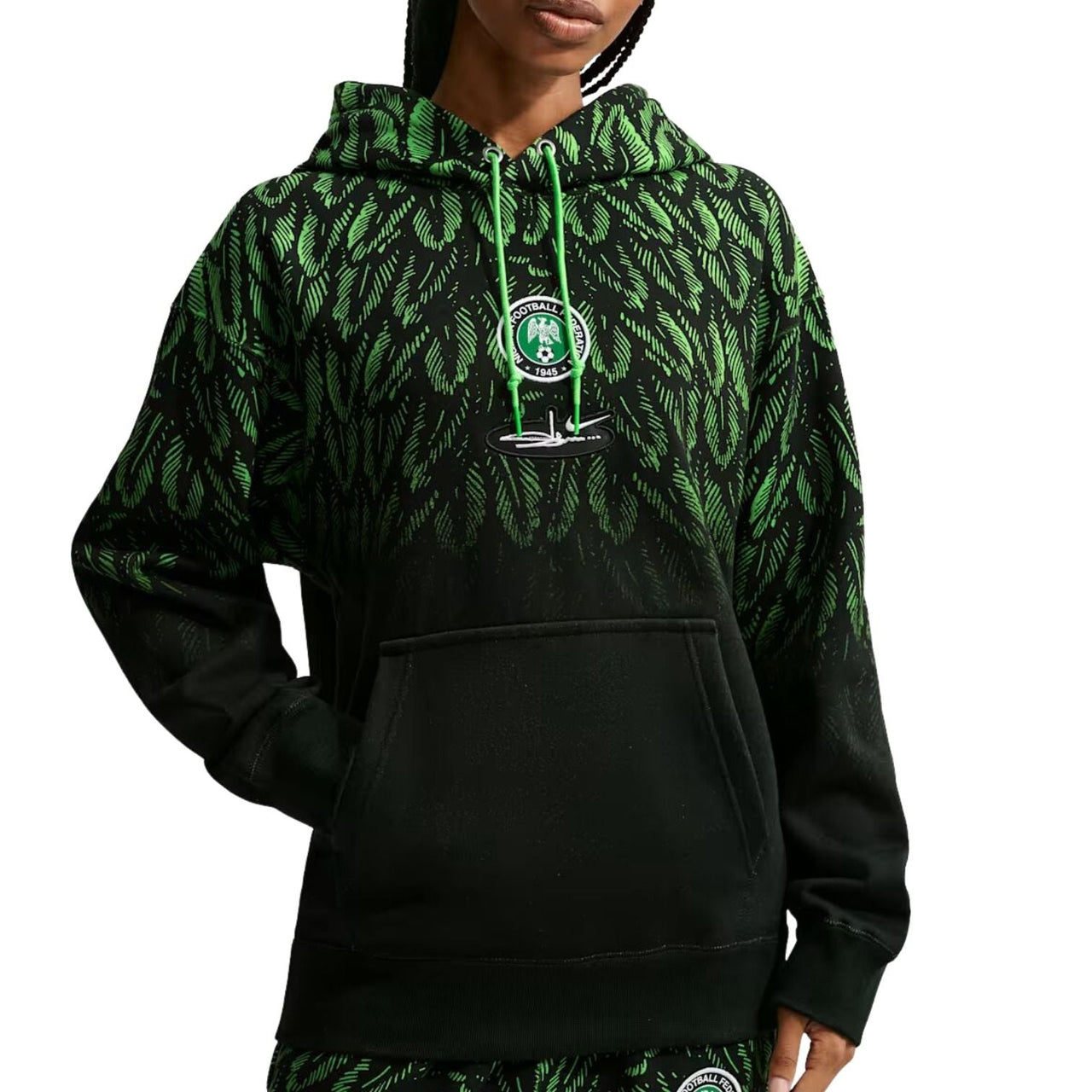 Nike x Nigeria x Slawn Cryoshot Fleece Hoodie 'Black' IR5219-010