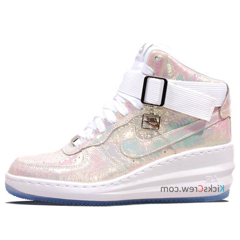 (WMNS) Nike Lunar Force 1 Sky Hi Prm QS 'Iridescent' 704518-100