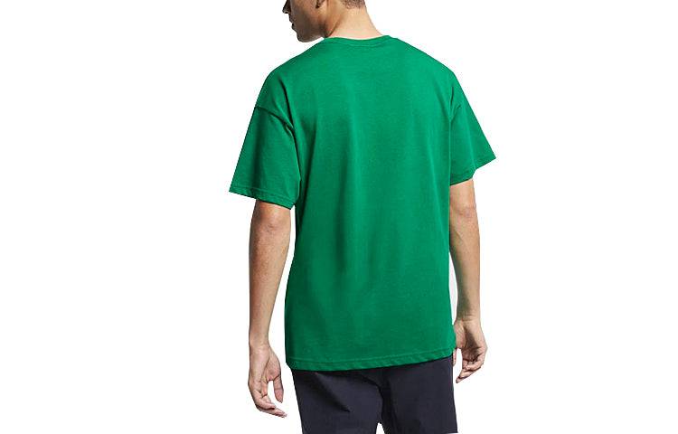 Men's Nike ACG Solid Color Round Neck Embroidered Casual Short Sleeve Green T-Shirt 'Lucid Green Black' BQ7343-319