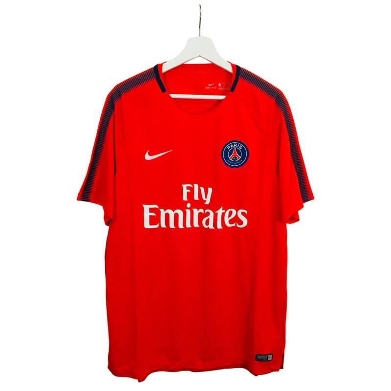 Nike 2017-18 PSG Training Squad Top Red 854607-676