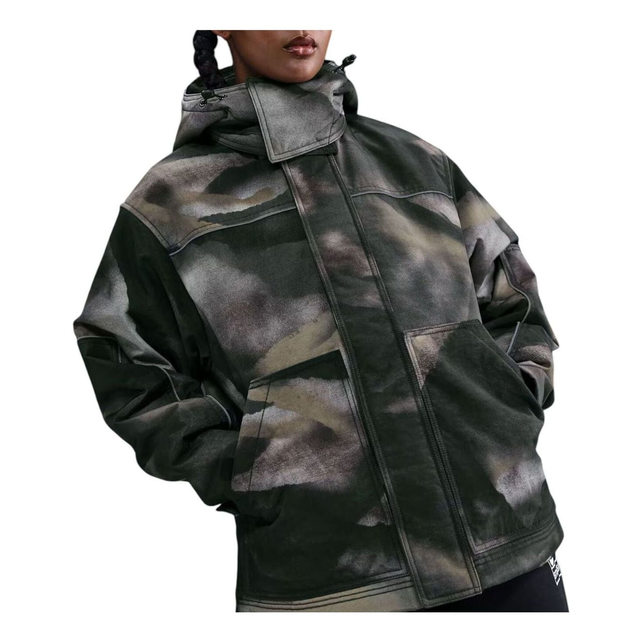 Nike x Stussy Utility Hooded Jacket 'Green' HQ8520-900
