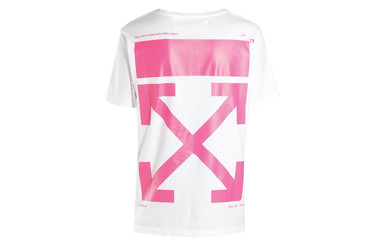Off-White SS19 Bart Embroidery Back Arrows Short Sleeve OMAA027S191850040188