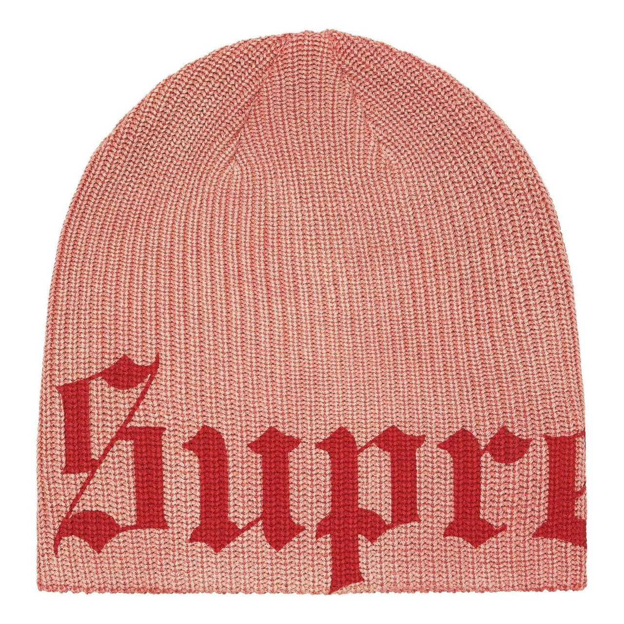 Supreme Old English Printed Beanie 'Pale Red' SS25BN13-PALE-RED