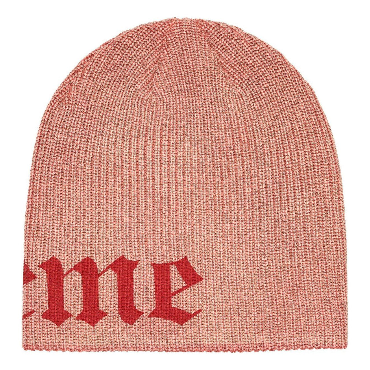 Supreme Old English Printed Beanie 'Pale Red' SS25BN13-PALE-RED