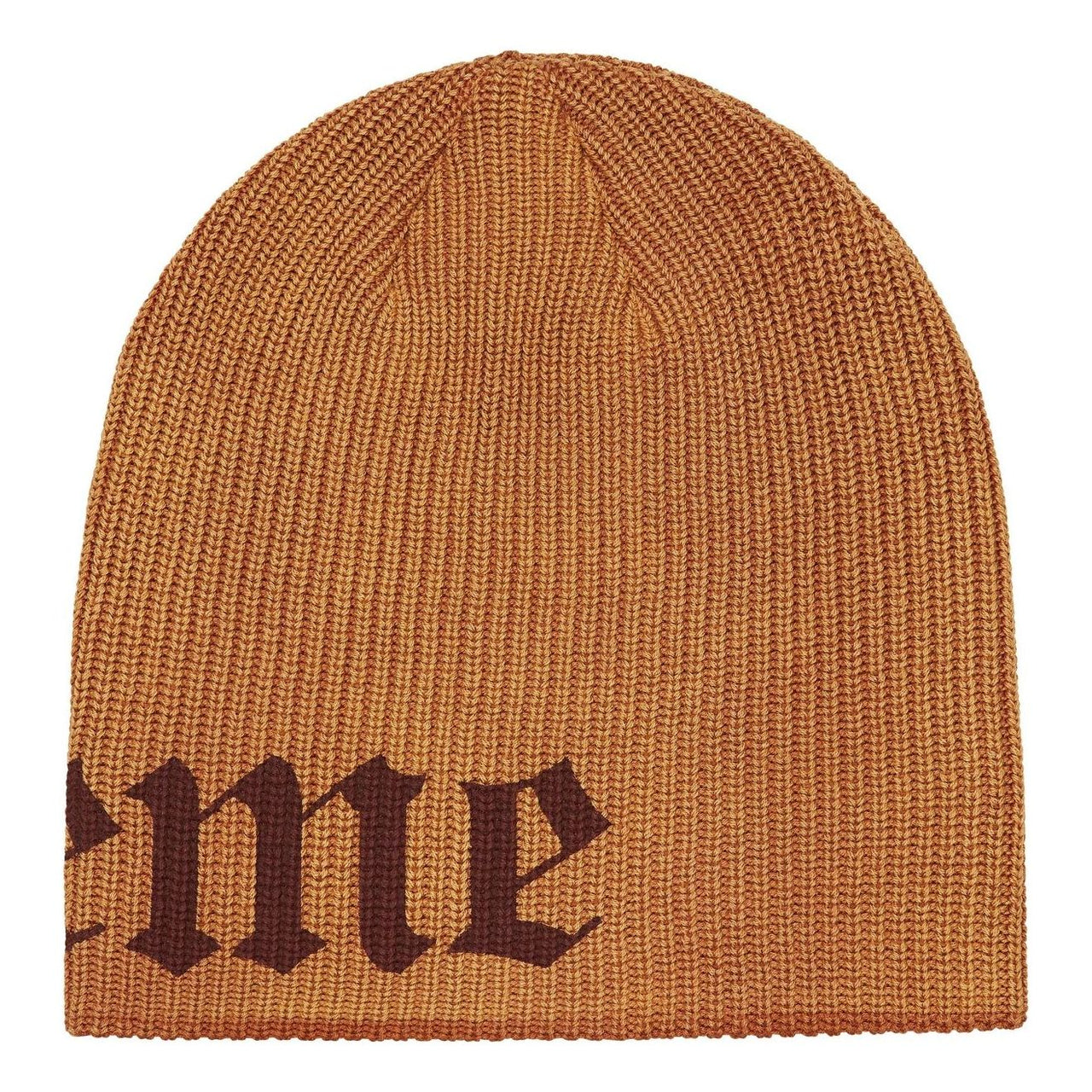 Supreme Old English Printed Beanie 'Tan' SS25BN13-TAN