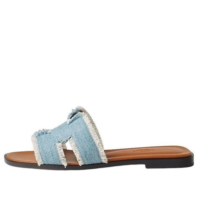 (WMNS) HERMES Oran Sandal 'Bleu Clair' H241060Z-CB360