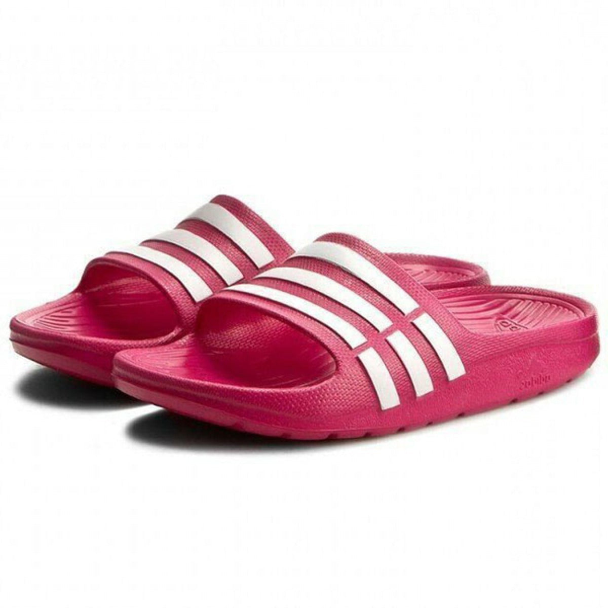 (GS) adidas Duramo Slides 'Pink White' G06797