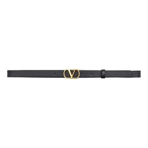 (WMNS) Valentino SS26 Garavani VLogo Singature Belt 'Black' 8W2T0SM7IYR0NO