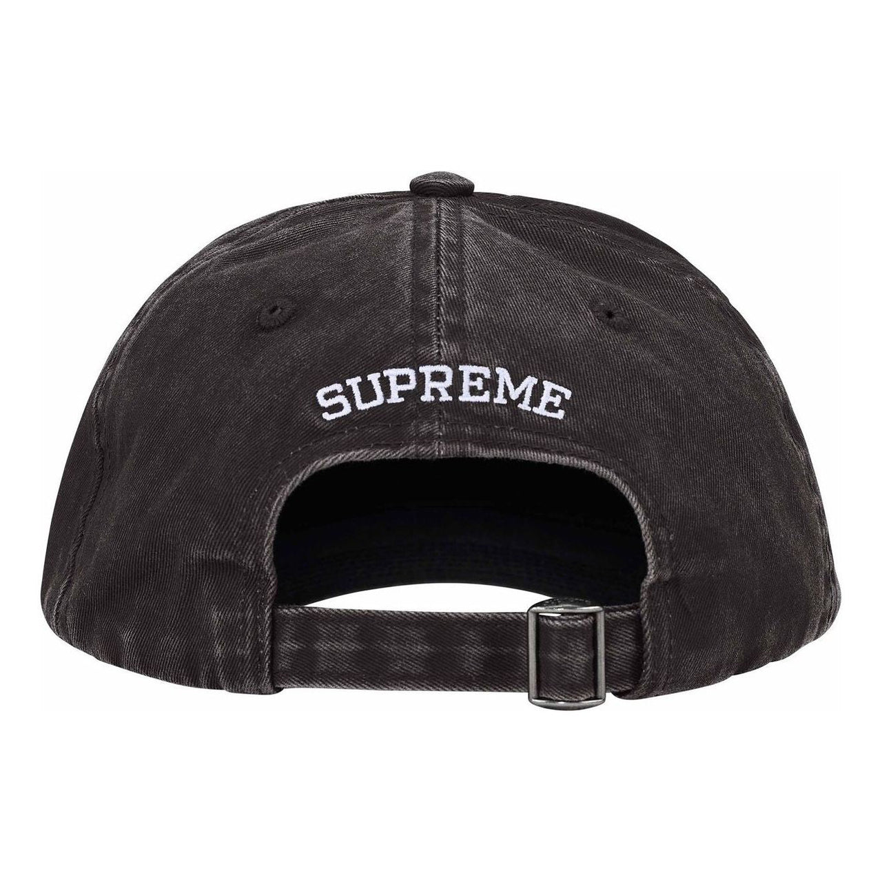 Supreme Pigment Coated S Logo 6 Panel 'Black' SS25H24-BLACK