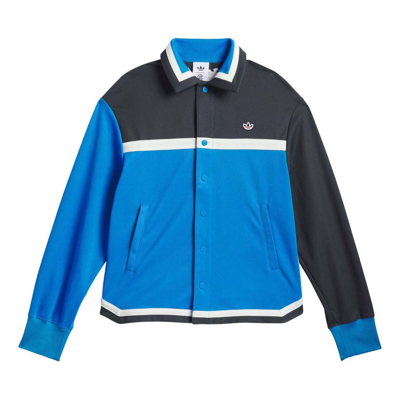 adidas x CLOT Warmup Jacket Asia Sizing 'Bright Blue' IY8665