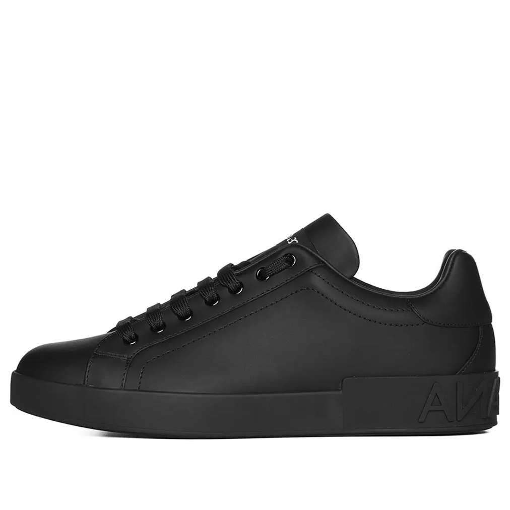 Dolce & Gabbana Pantofi Negri Portofino Sneakers 'Black' CS1772A1065-80999