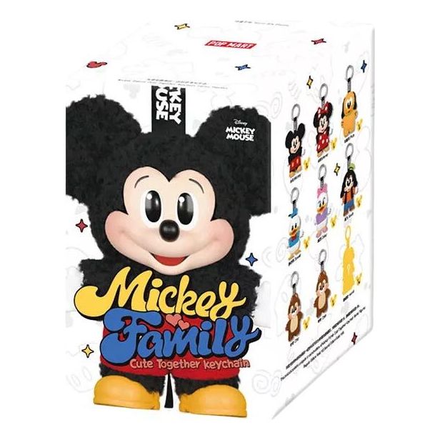 Pop Mart Disney Mickey Family Together Keychain Sealed Case (1 Blind Box) PPMT-2502-0022-1B