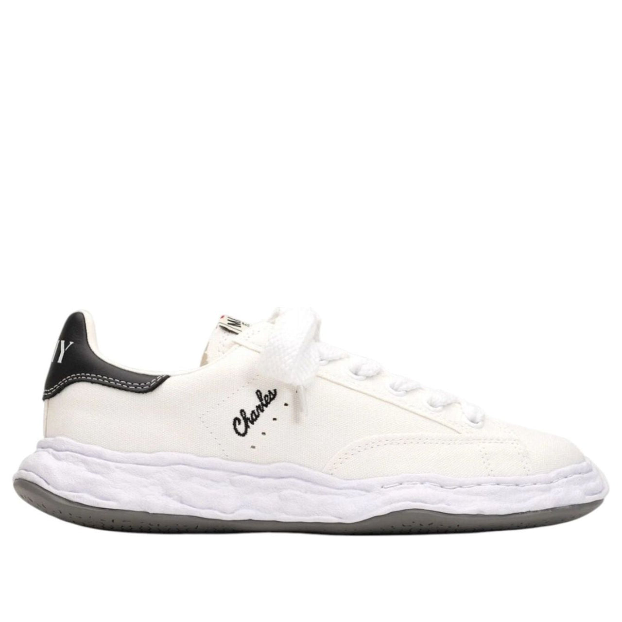 Maison MIHARA YASUHIRO Charles OG Sole Canvas Low 'White' A12FW703-WHT