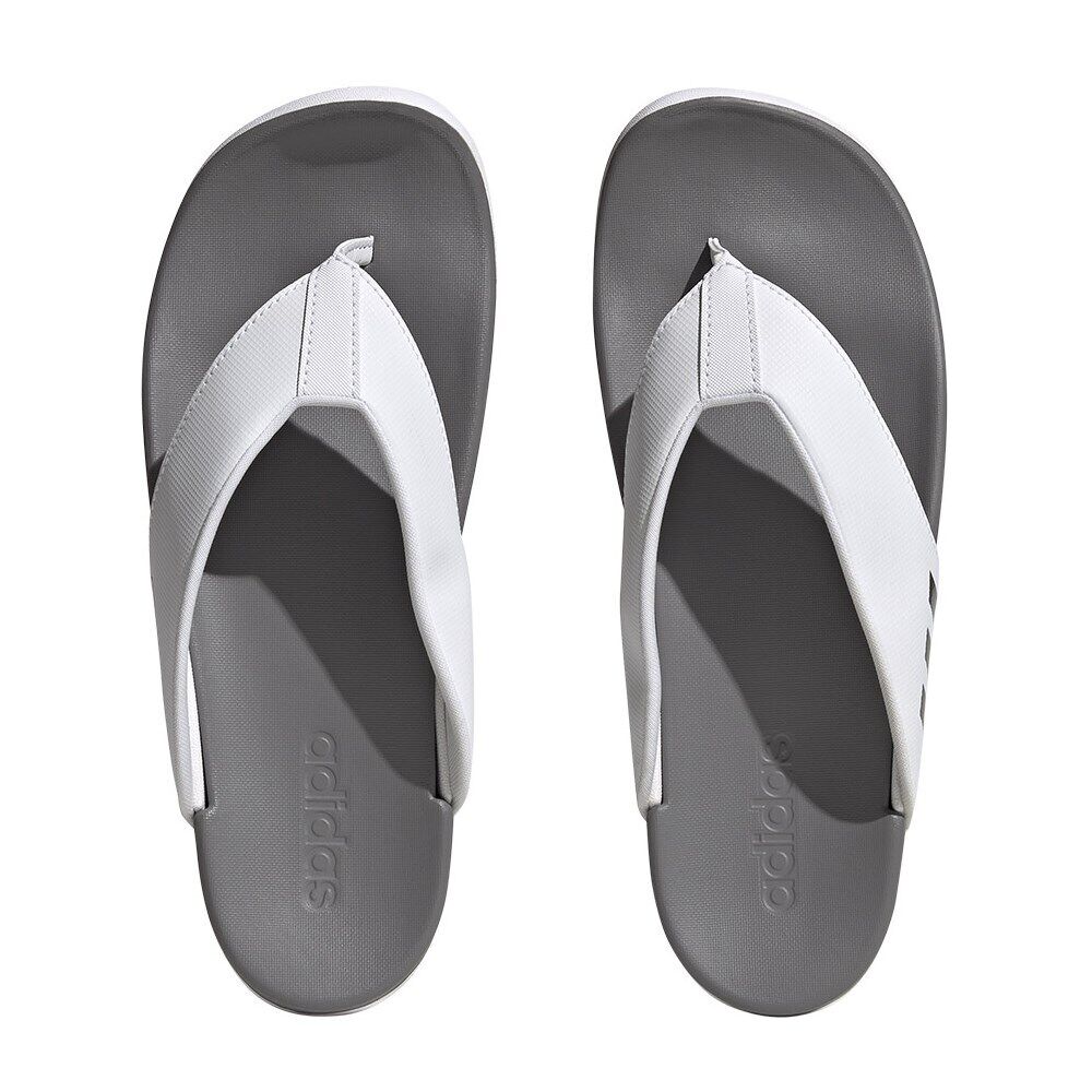 (WMNS) adidas Adilette Comfort Flip Flop 'White Grey' HQ4459