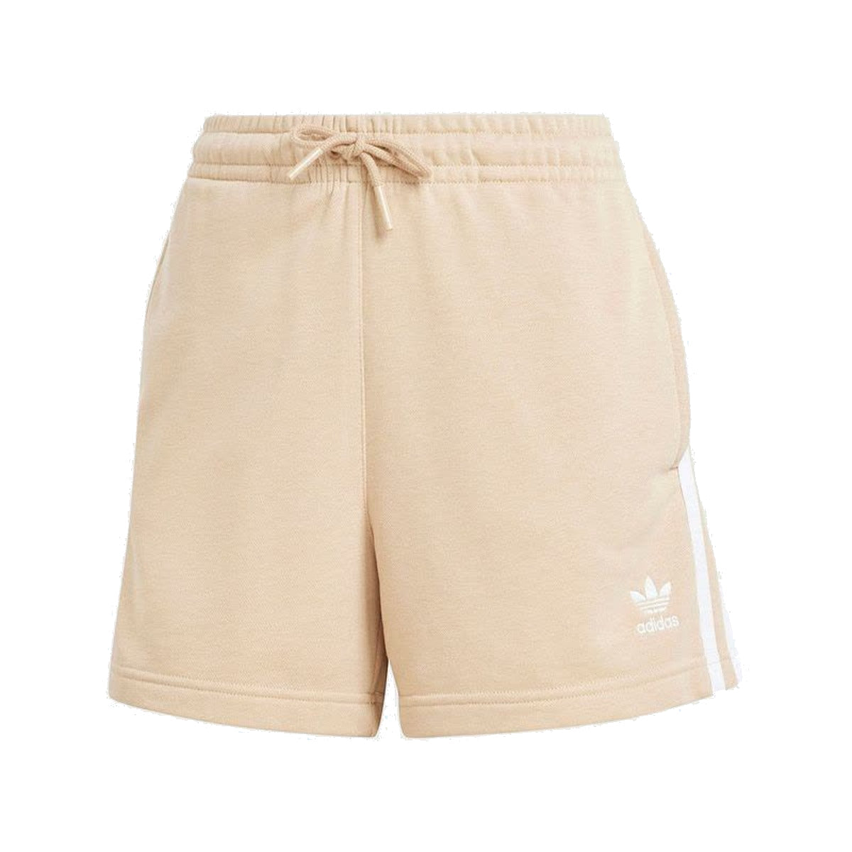 (WMNS) adidas Adicolor 3-Stripes French Terry Shorts Asia Sizing 'Beige White' IY2159