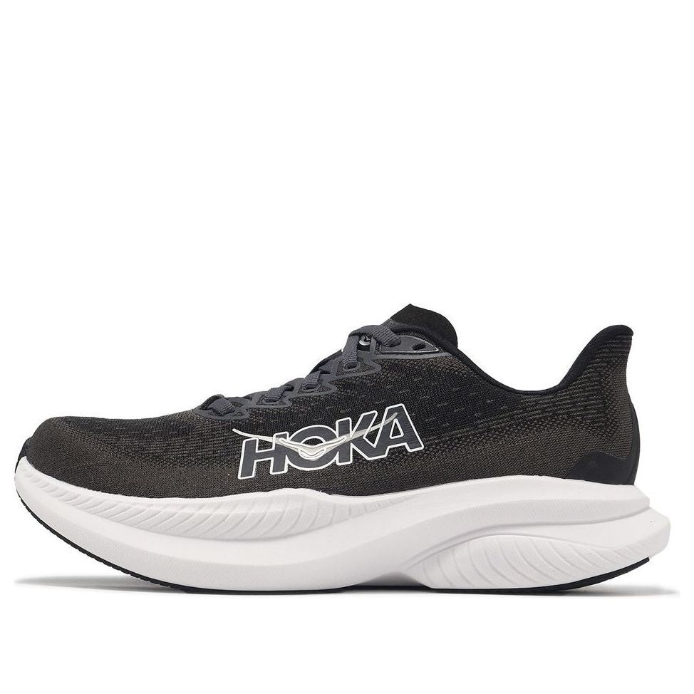 (WMNS) HOKA ONE ONE Mach 6 Wide 'Black White' 1147834-BWHT