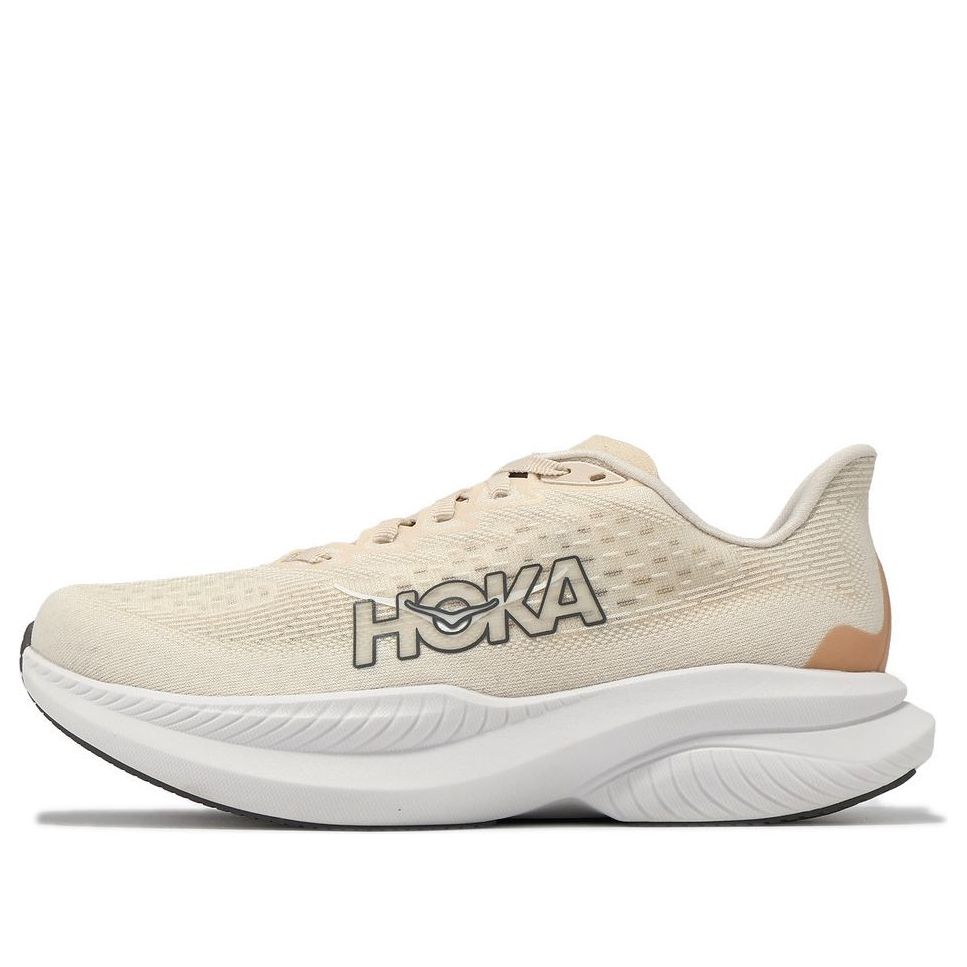 (WMNS) HOKA ONE ONE Mach 6 Wide 'Eggnog Vanilla' 1147834-EGV