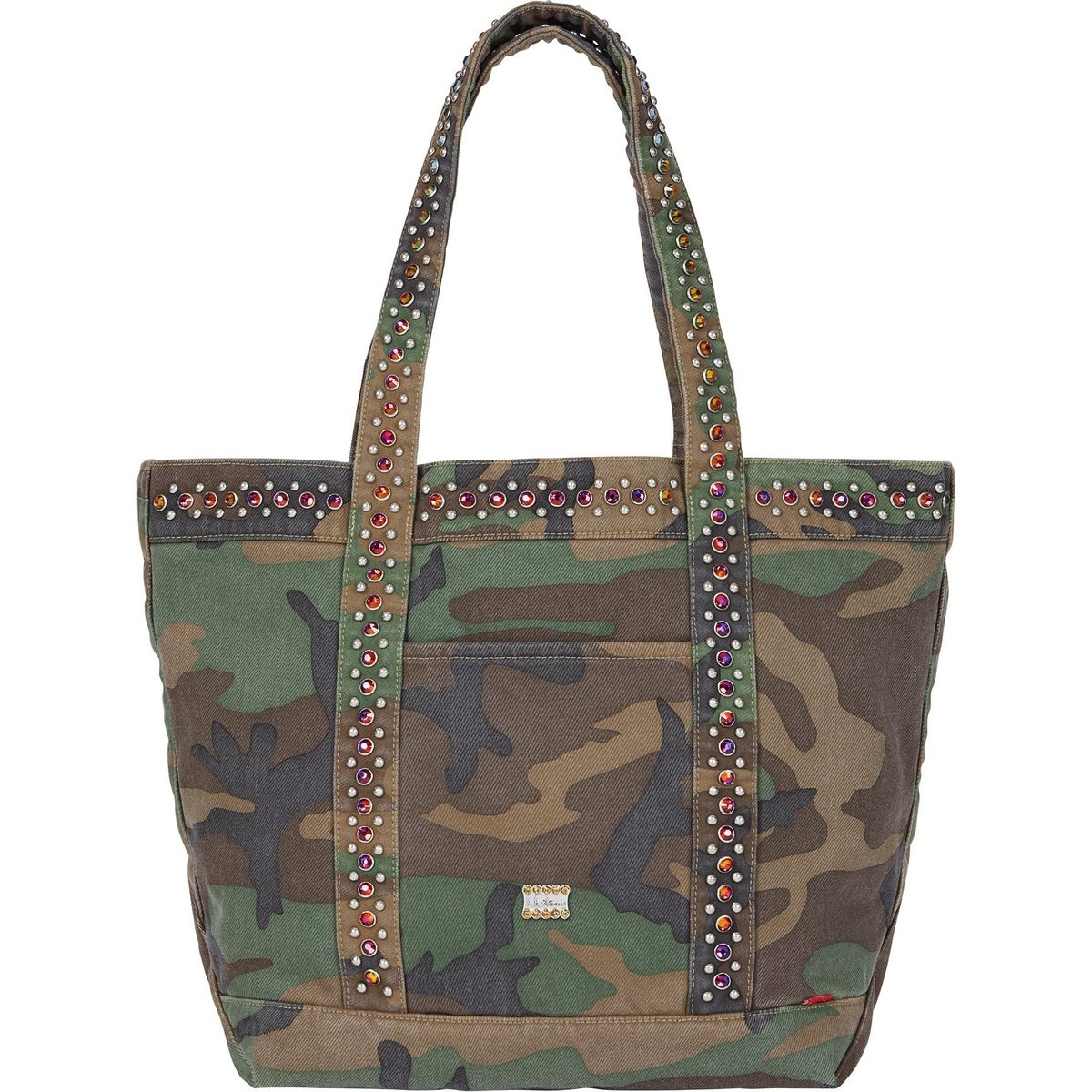 Supreme x B.B. Simon Denim Tote Bag SS25 'Woodland Camo' SS25B22-WOODLAND-CAMO