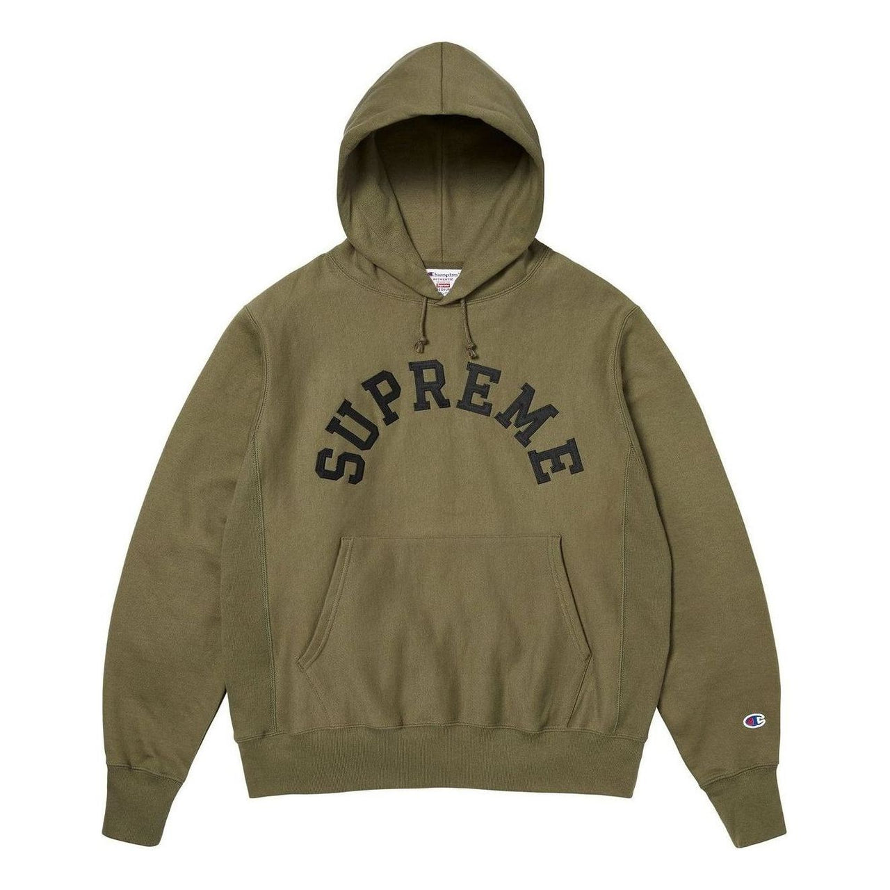 Supreme Champion Hooded Sweatshirt 'Olive' SS25SW57-OLIVE