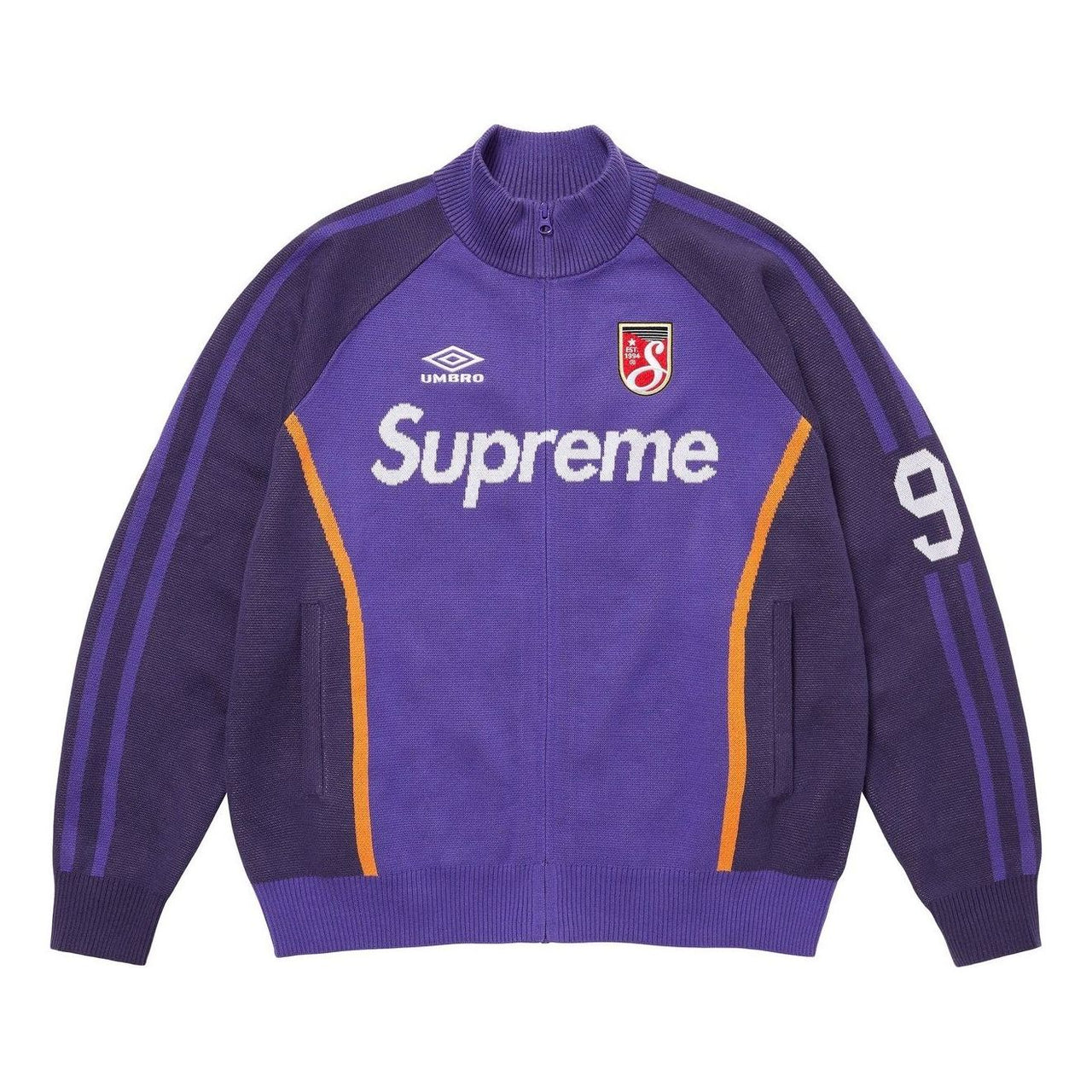 Supreme x Umbro Zip Up Sweater 'Purple' SS25SK12-PURPLE