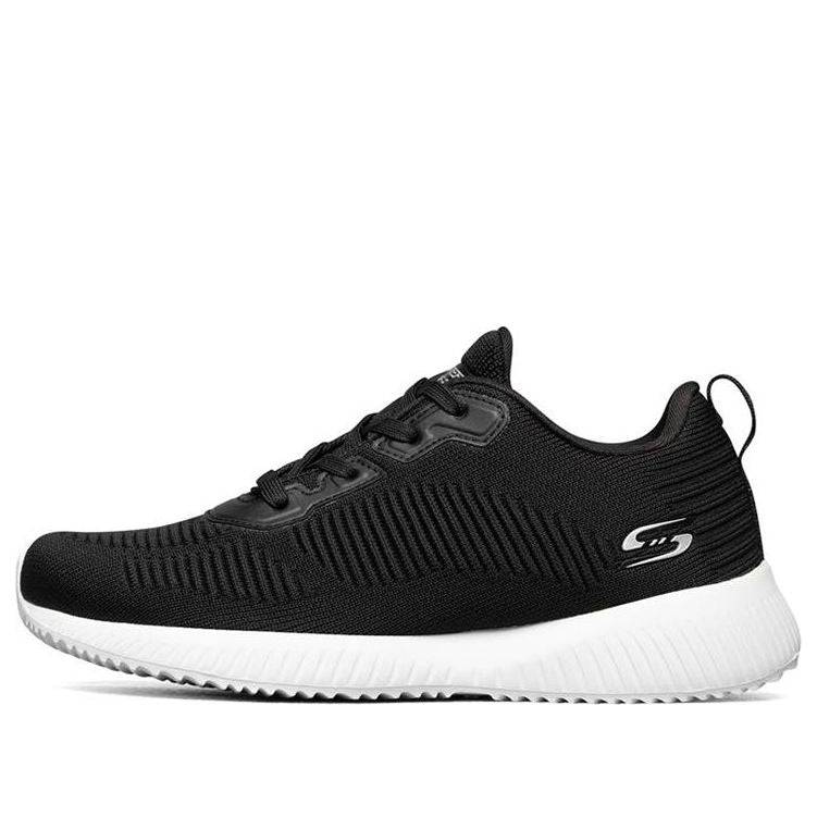 (WMNS) Skechers Bob's Squad Low-Top Black/White 32504-BLK