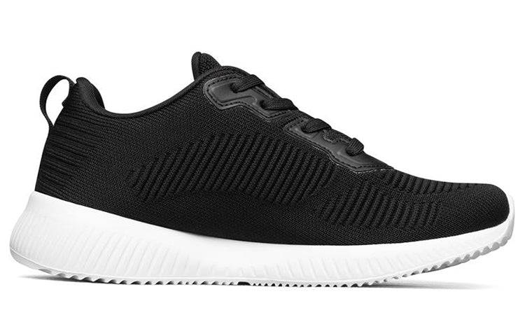 (WMNS) Skechers Bob's Squad Low-Top Black/White 32504-BLK