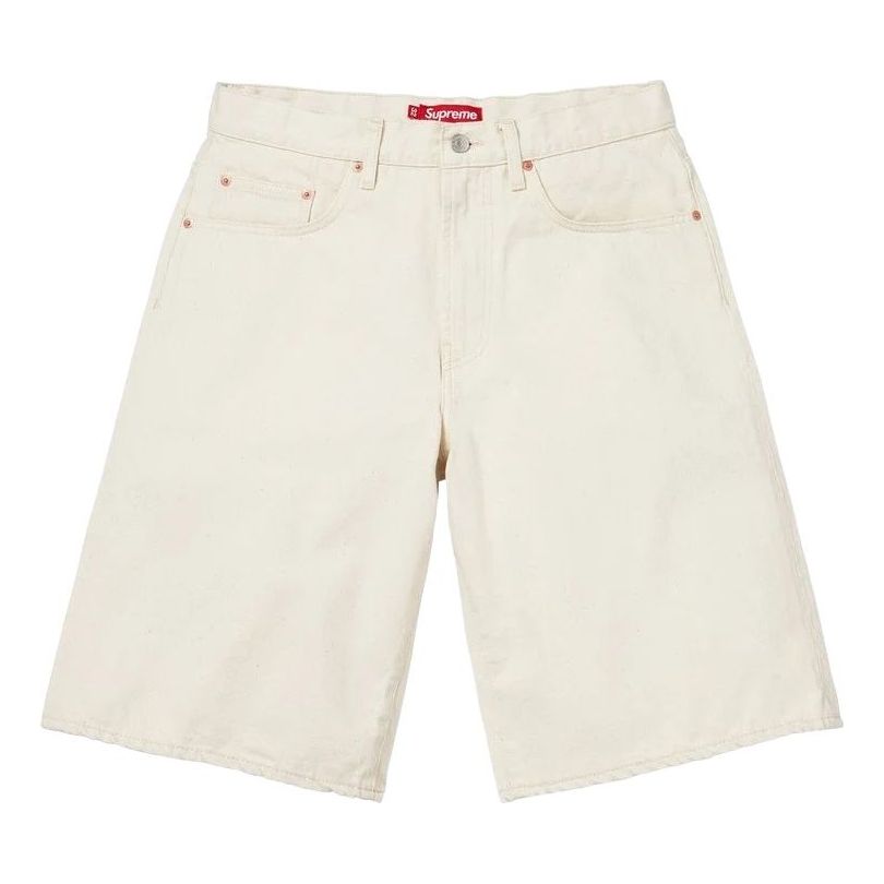 Supreme SS26 Baggy Selvedge Denim Short 'Natural' SUP-SS26-218-WHT