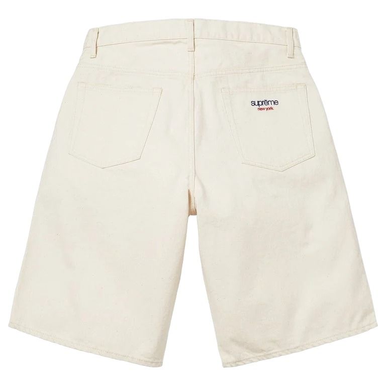 Supreme SS26 Baggy Selvedge Denim Short 'Natural' SUP-SS26-218-WHT