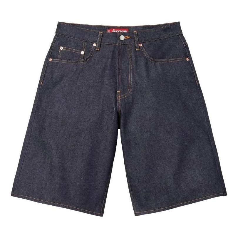 Supreme SS26 Baggy Selvedge Denim Short 'Rigid Indigo' SUP-SS26-218-RIGID