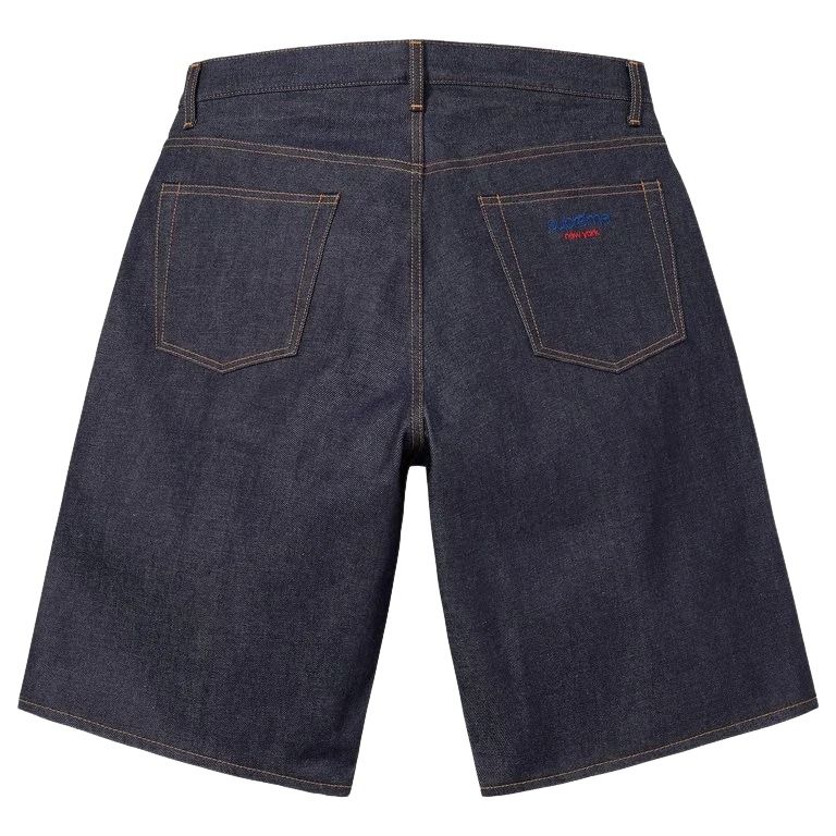 Supreme SS26 Baggy Selvedge Denim Short 'Rigid Indigo' SUP-SS26-218-RIGID