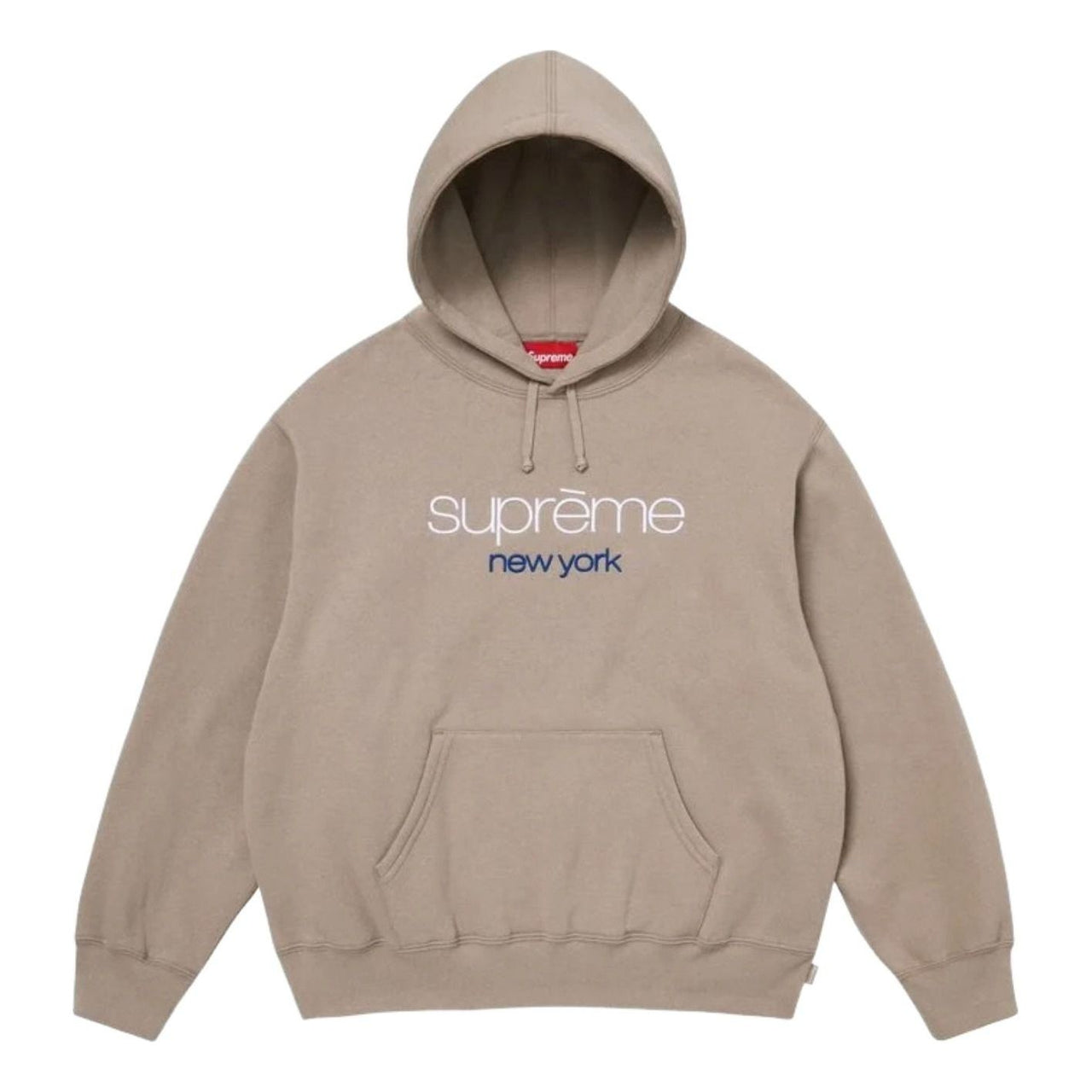 Supreme SS26 Classic Logo Hooded Sweatshirt 'Taupe' SUP-SS26-051-TAP