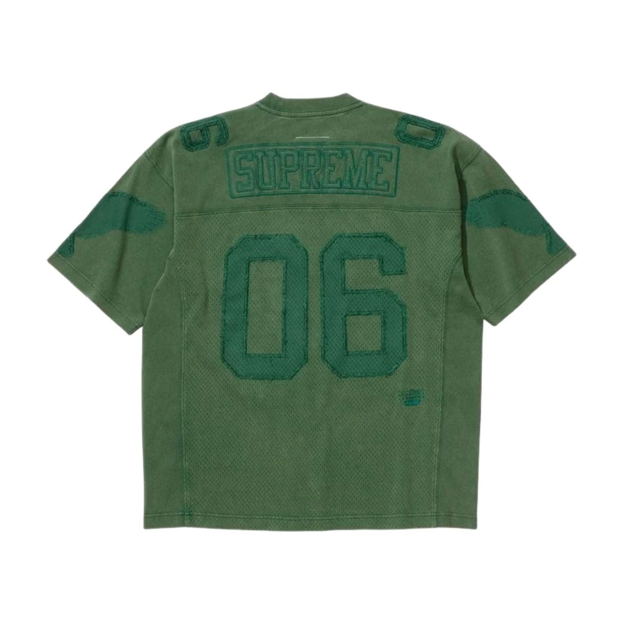 Supreme x MM6 Maison Margiela Cotton Football Jersey 'Green' SUP-SS26-102-GRN