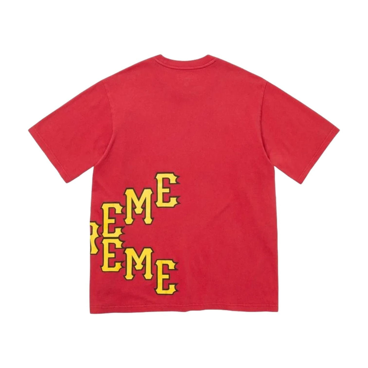 Supreme SS26 Cracked Spellout S/S T-Shirt 'Red' SUP-SS26-060-RED