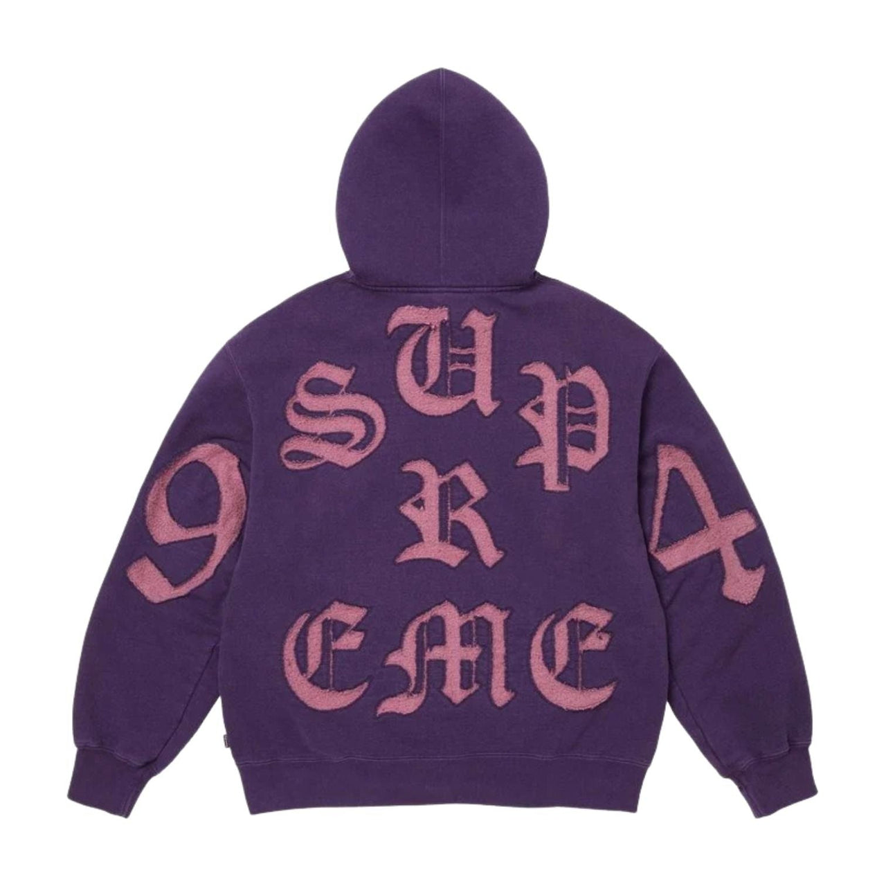Supreme SS26 Cut Out Zip Up Hooded Sweatshirt 'Purple' SUP-SS26-055-PUR