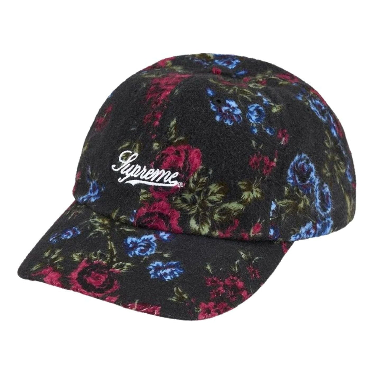 Supreme SS26 Floral Flannel 6-Panel Cap 'Black' SUP-SS26-1043-BLK