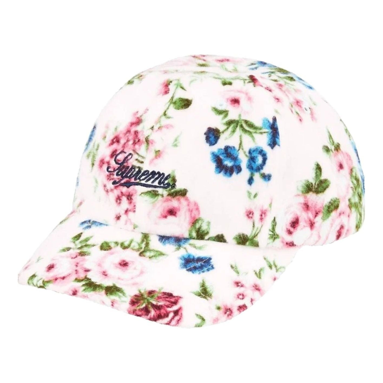 Supreme SS26 Floral Flannel 6-Panel Cap 'White' SUP-SS26-1043-WHT