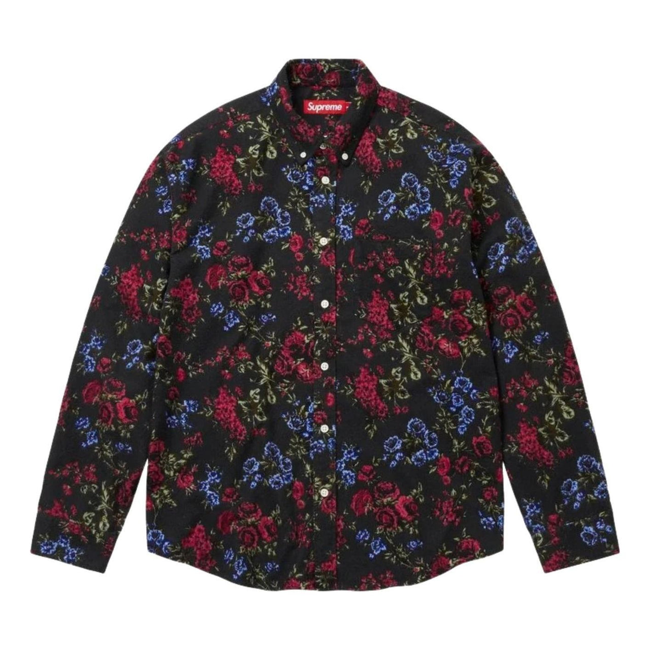 Supreme SS26 Floral Flannel Shirt 'Black' SUP-SS26-292-BLK