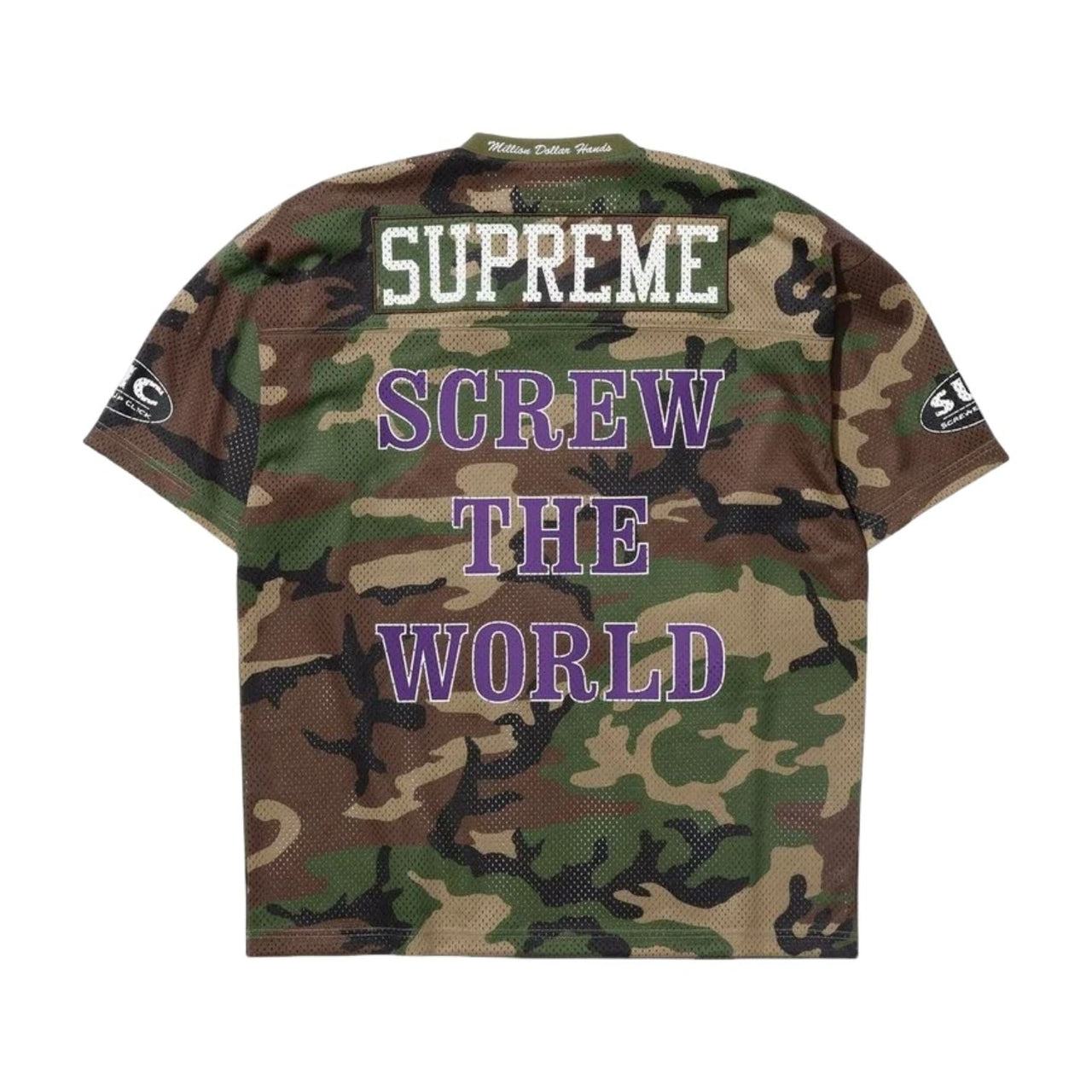 Supreme x DJ Screw SS26 Football Jersey 'Woodland Camo' SUP-SS26-146-BRN
