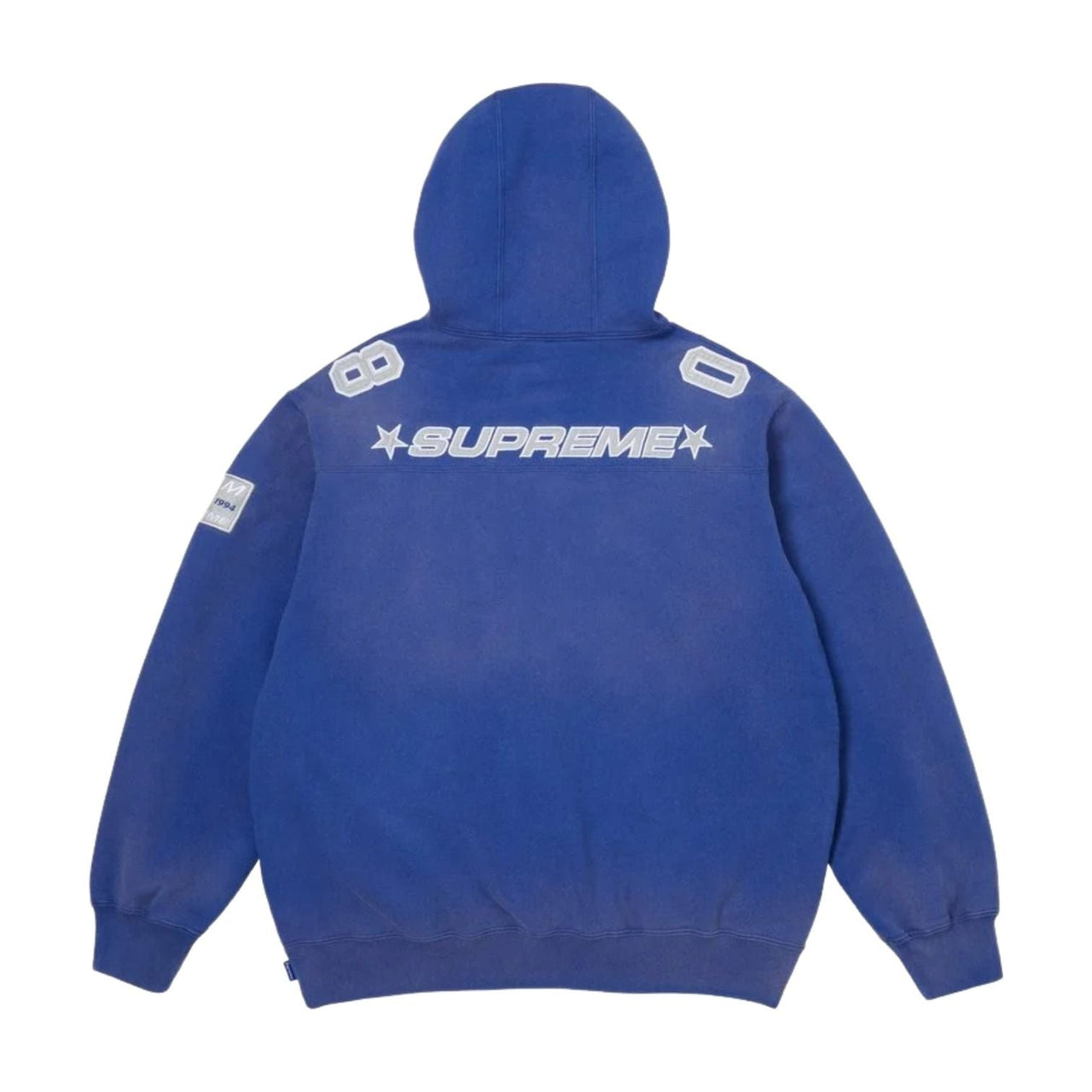 Supreme SS26 Football Jersey Hooded Sweatshirt 'Royal' SUP-SS26-349-ROY