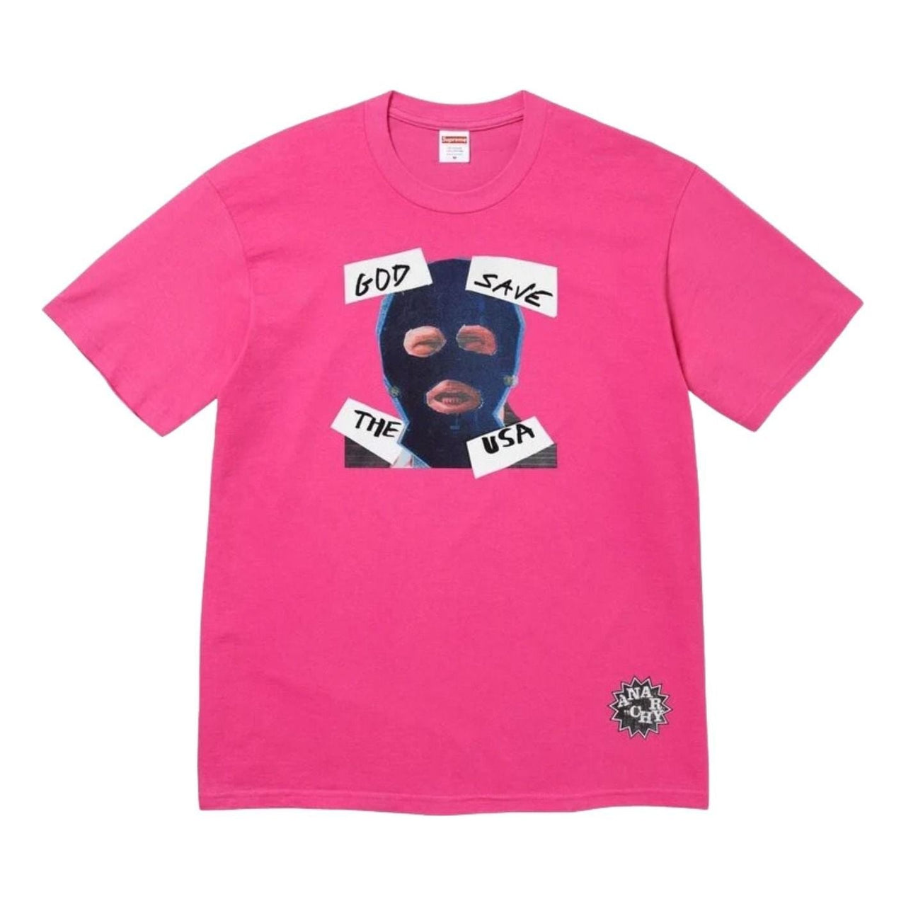 Supreme SS26 God Save Us T-Shirt 'Fuchsia' SUP-SS26-162-FCS