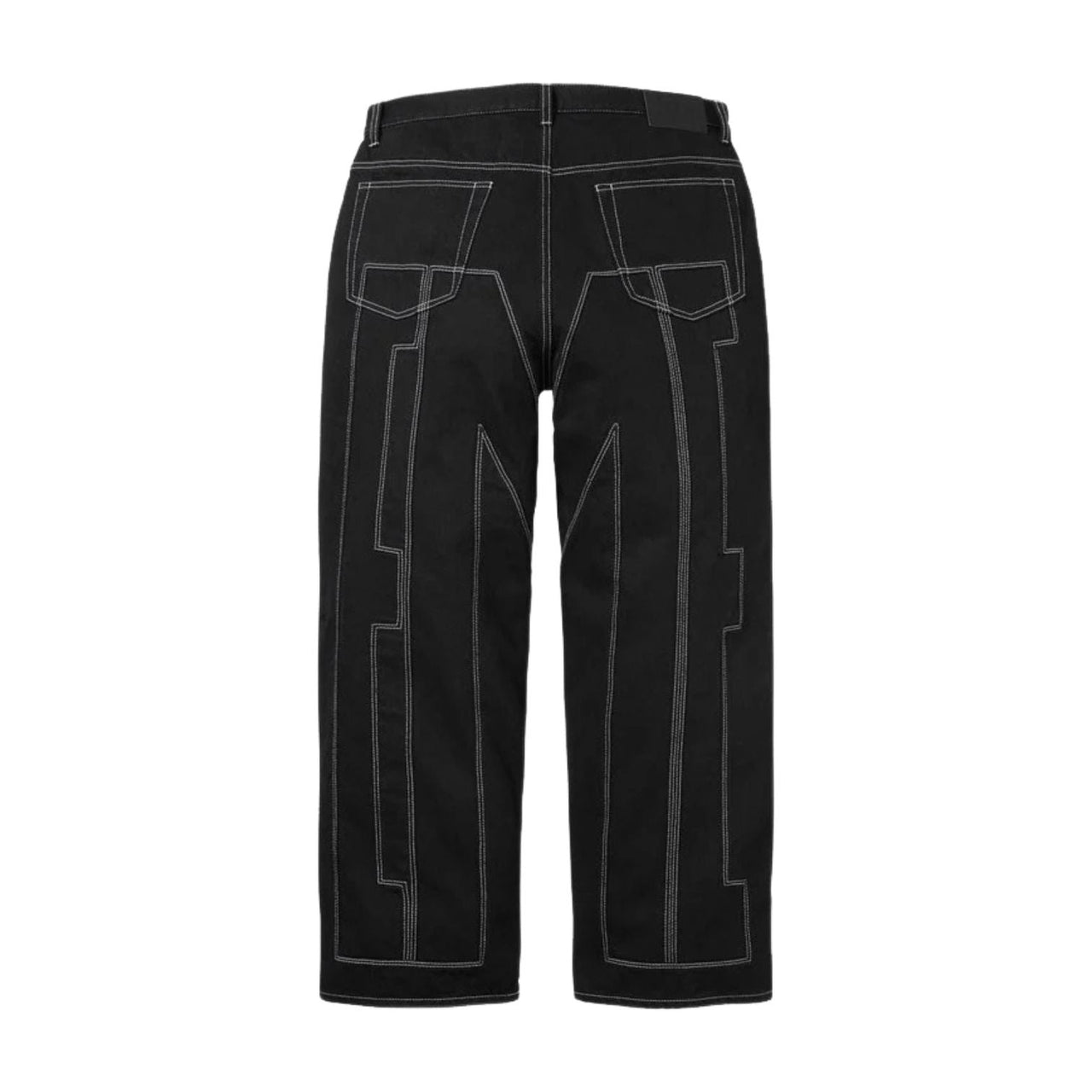 Supreme SS26 Inset Spellout Baggy Jean 'Black' SUP-SS26-201-BLK