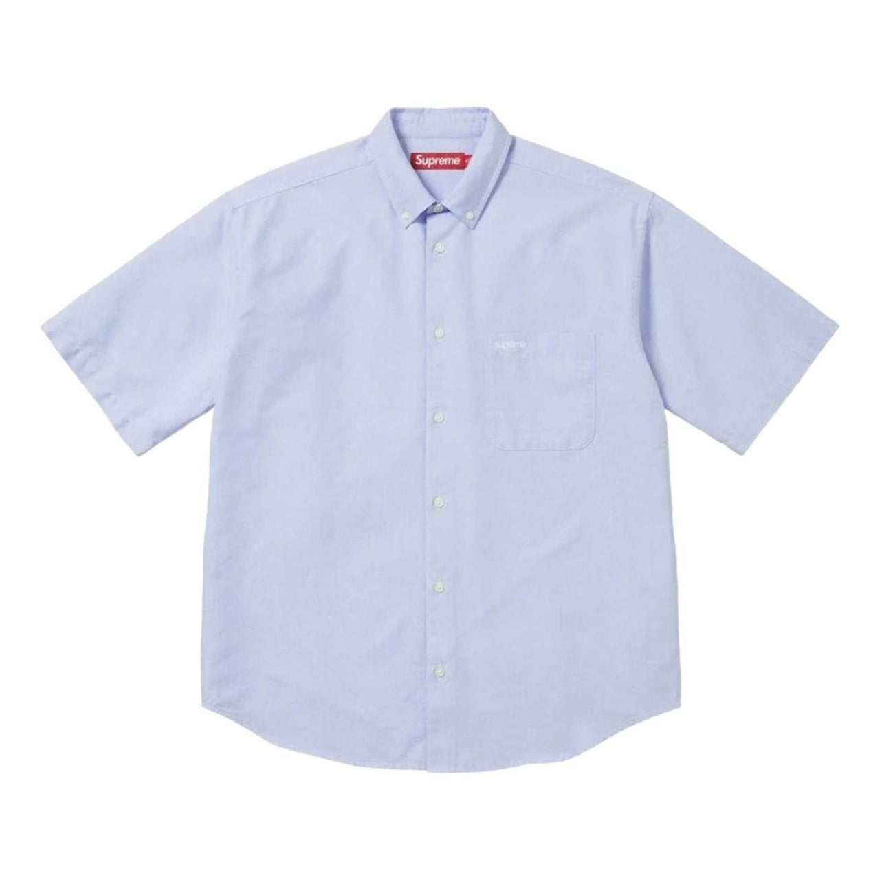 Supreme SS26 Loose Fit Oxford S/S Shirt 'Light Blue' SUP-SS26-158-BLU