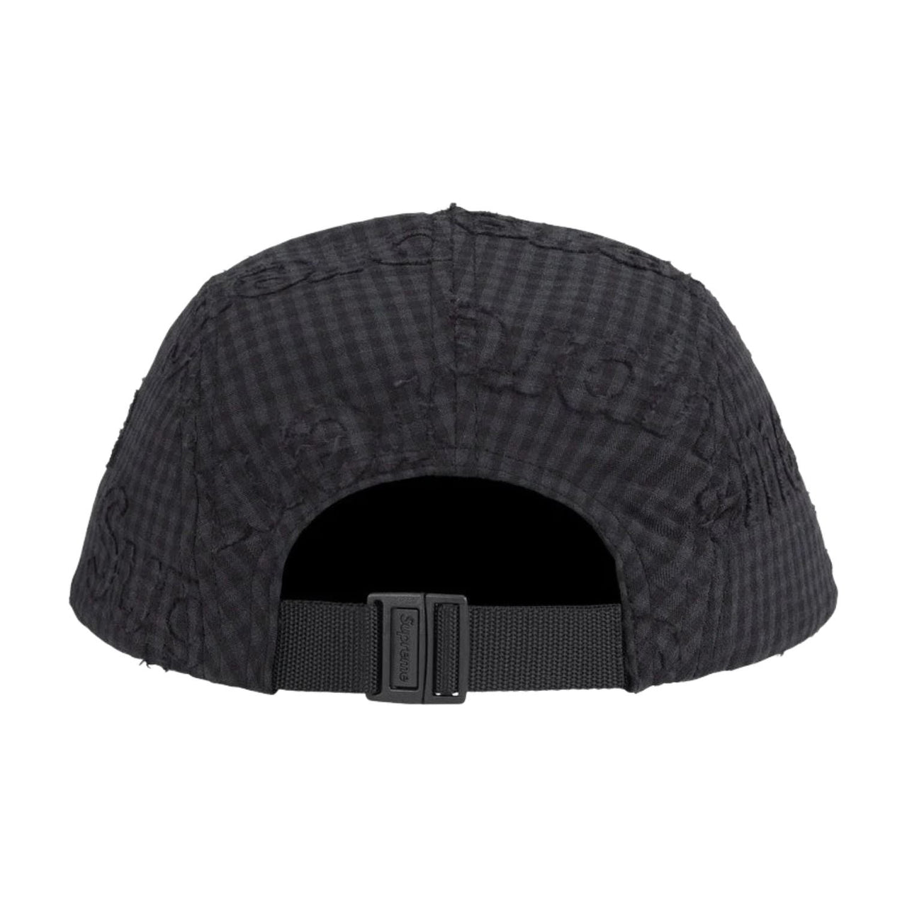 Supreme SS26 Monogram Gingham Camp Cap 'Black' SUP-SS26-1051-BLK