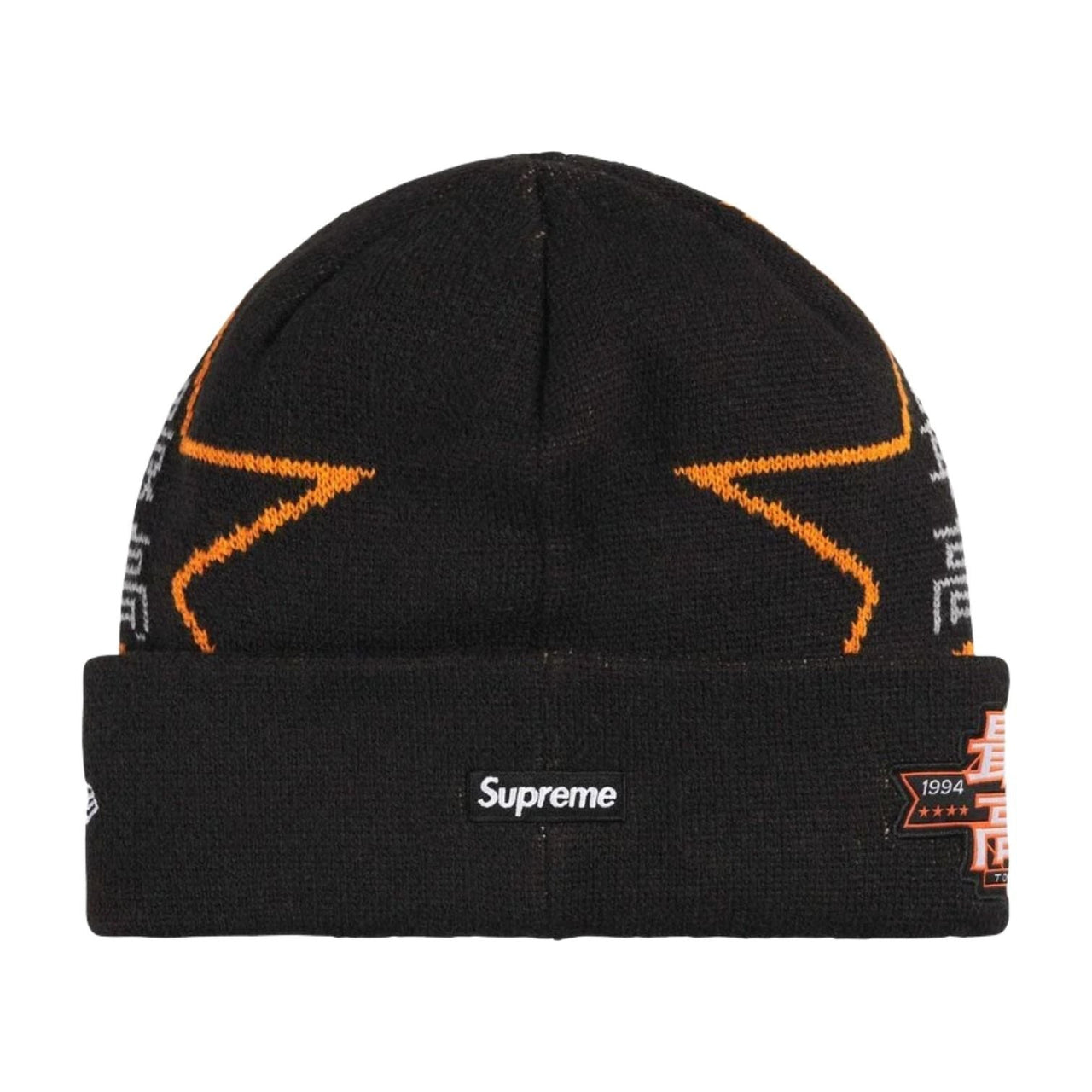 Supreme New Era SS26 Stars Beanie 'Black' SUP-SS26-1025-BLK
