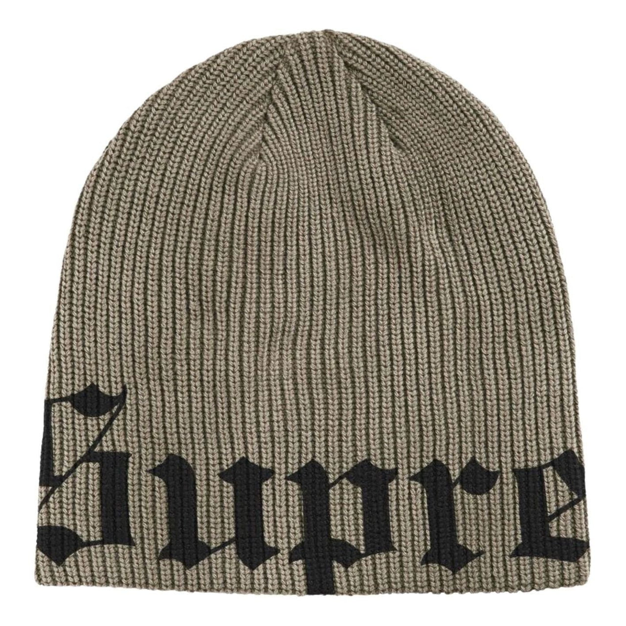 Supreme SS26 Old English Printed Beanie 'Olive' SUP-SS26-1007-OLIVE